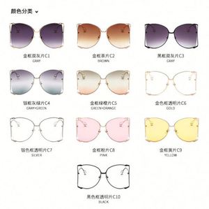 Gafas de Sol Cuadradas Grandes con Marco Metálico, Estilo Ojo de Gato y Mariposa, de Moda 2020, Gran Venta - Product Image 6