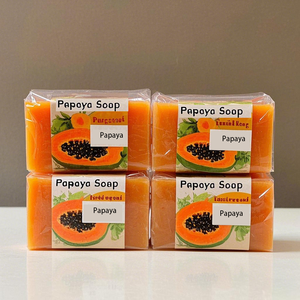 Vente en gros de savon à l'acide kojique à la papaye dissolvant de points noirs vitamine C anti-acné éclaircissement de la peau - Product Image 1