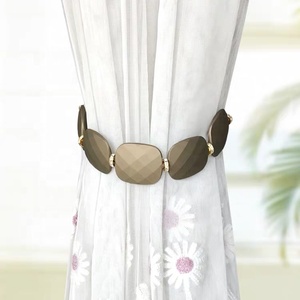 Commercio all'ingrosso di Metallo Fantasia Tiebacks Della Tenda Magnetica <span class=keywords><strong>Con</strong></span> Il Diamante - Product Image 2