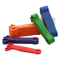 Bandes de Résistance Personnalisées en Latex Naturel TPE, Élastiques et Extensibles, pour Exercices de Yoga, Diverses Couleurs