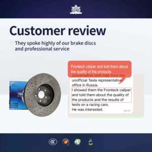 Rotor de freno de disco perforado de 2 piezas para Infiniti Q50s 2017 para Hyundai Santa <span class=keywords><strong>Fe</strong></span> 2016 para Ford Fiesta 2010 para Gy6 - Product Image 6