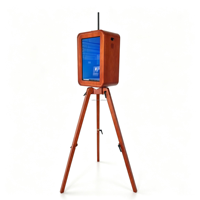 Photomaton à double écran en bois de 18,5 pouces pour iPad DSLR, location pour mariage et fête