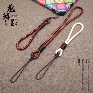 長くて短い手織りリストランヤード携帯電話ペンダントロープテキスト付きプレイジュエリープロモーション携帯電話ランヤード - Product Image 2