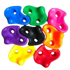 Çok renkli çocuklar yetişkinler açık kapalı ev oyun alanı için tırmanma kayalar tutar <span class=keywords><strong>DIY</strong></span> tırmanma duvar kavrama kitleri - Product Image 4