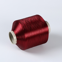 FDY 100% Polyester Yarn Twist Gules Bright 75D/36F Raw Knitting Yarn