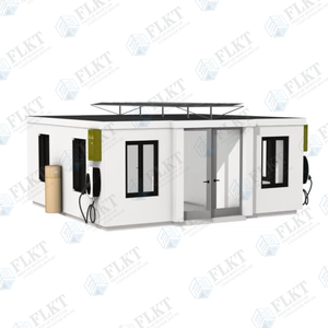 FLKT Casa Expandible de Techo Plano a Precio Accesible, Diseño Plegable para Fácil Transporte, Fabricante de Casas Contenedor Móviles de Alta Calidad - Product Image 1