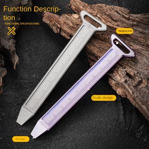 Nouveau Pionnier EDC en alliage de titane, pied-de-biche portable multifonctionnel avec échelle, vente chaude transfrontalière, toutes saisons, léger 40g - Product Image 4