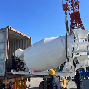 Fabrika doğrudan satış 3 metreküp beton harç kamyonu kapasiteli yakıt tankı kamyon betonyeri beton harç kamyonu dizel sıcak ile satılık