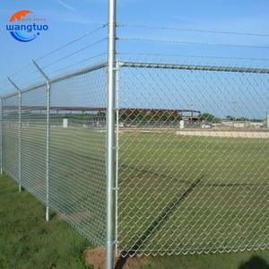 PVC tráng Chuỗi liên kết lưới hàng rào/9 Gauge mạ kẽm kim cương lưới dây Chuỗi liên kết hàng rào/Thể thao tòa án hàng rào - Product Image 3