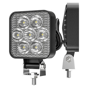 12-24V 7pcs 8400lm <span class=keywords><strong>21W</strong></span> <span class=keywords><strong>offroad</strong></span> xe nâng xe tải siêu sáng spotlight <span class=keywords><strong>Led</strong></span> mini tròn vuông làm việc đèn - Product Image 2