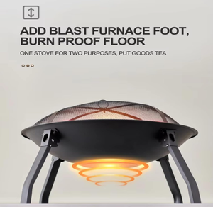 Brasero pliable en fer |   Sac de transport portable en acier pour <span class=keywords><strong>foyer</strong></span> <span class=keywords><strong>extérieur</strong></span>, avec <span class=keywords><strong>pare</strong></span>-<span class=keywords><strong>étincelle</strong></span>s, pique-<span class=keywords><strong>foyer</strong></span>, barbecue, support à bûches, marque EJ, pour 2-3 personnes - Product Image 4