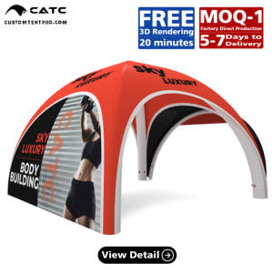 Tente de réception gonflable imperméable CATC |   Tente publicitaire extérieure avec logo personnalisé pour les promotions commerciales et les événements publics - Product Image 1