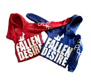 Hoodie personnalisé en coton, coupe courte, effet vieilli, avec appliques brodées, style vintage, coupe oversize, délavé soleil - Product Image 4