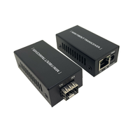 Mini convertisseur de média fibre optique SFP vers RJ45 10/100/1000M Gigabit Ethernet, émetteur-récepteur fibre optique DC5-12V pour réseau FTTH