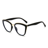 Monture de lunettes de haute qualité 2024, simple, décorative, rétro, anti-lumière bleue