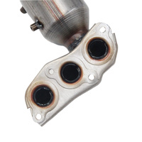 Collecteur d'échappement avec catalyseur pour Toyota Aygo, Citroën C1, Peugeot 107 (2005-2014) 1.0L 1KR-FE, référence OE 17140-0Q010, ajustement direct