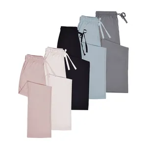 Factory High Quality Bamboo Breathable Sleepwear Soft Ladies Pajamas Pant Women Lounge Pants