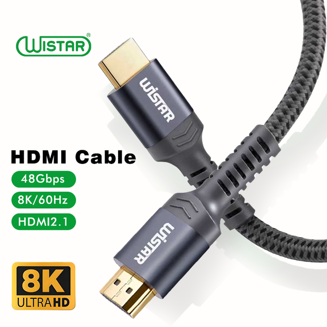 WISTAR Wholesale Cheap Price hdmi Cable 4k 120Hz hdmi 2.1 Cable Long with 1.5m Length Options