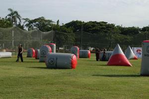 PVC bunker gonfiabili per bambini sicuro e divertente gioco di tiro campi all'aperto Gel Blaster giochi castello - Product Image 4