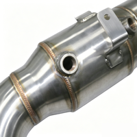 Nouveau Downpipe d'échappement haute performance en acier inoxydable 304 à montage direct pour Porsche 911 991.2 Carrera 2011-2016