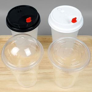 Tapas Desechables de Plástico PP de 80, 90 y 95 mm para Vasos de Bebidas, Leche, Té, Café, para Llevar - Product Image 2