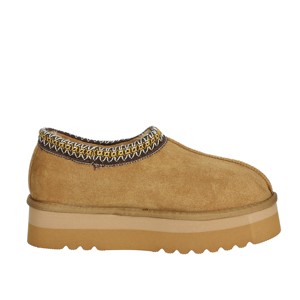 Pelliccia alla moda Beige per pantofole Slip-On FL230 - Product Image 4