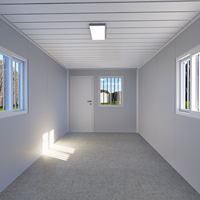 Café de luxe en conteneur, maison préfabriquée modulaire détachable