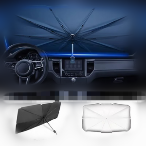 2024 Upgraded Car Windshield Sun Shade Umbrella Foldable Car Sunshade Front <b>Window</b> <b>Cover</b> for UV Ray Block & Sun Heat Protection - Product Image 1