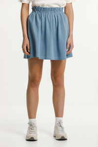 Nouvelle <span class=keywords><strong>jupe</strong></span> en <span class=keywords><strong>jersey</strong></span> de coton respirant pour femmes en gros poches brodées fermeture à la <span class=keywords><strong>taille</strong></span> haute <span class=keywords><strong>élastique</strong></span> Style décontracté été chaud - Product Image 4
