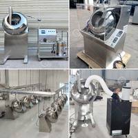 Machine à enrober les bonbons gélifiés, les amandes, les mini-noix, les dattes, les cacahuètes et les chocolats, en forme de tambour, pour la vente