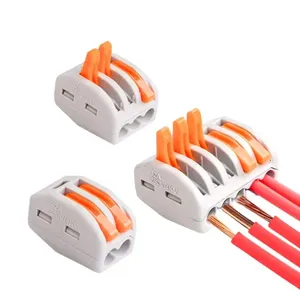 Elektrische Kabel Draad Connector Pct212 Push-In Terminal Blok Snelle Terminal Bedrading Kabel Connectoren Voor Kabelverbinding