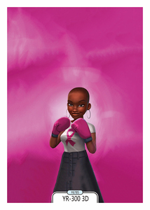 Principessa ragazze rosa amore 2D/3D pellicola di trasferimento di calore superficie solo per pantofole carta e pellicola - Product Image 4