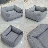 Große Haustier betten aus recyceltem Stoff Wasch bar Xxl Soft Designer Wasserdicht Beruhigend Modernes Luxus-Hunde bett für große Hunde