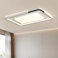 Plafonnier nordique contemporain noir rond luminaires LED maison décorative pour salon chambre