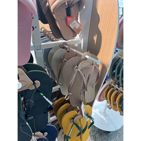 Étagère d'exposition pour chaussures en métal, présentoir pour tongs, présentoir pour chaussures suspendues pour magasin