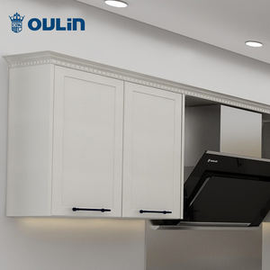 미국 목가적 인 사용자 정의 모양의 페인트 문 스타일 주방 캐비닛 - Product Image 4