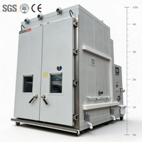 Chambre d'essai au sel grande capacité, machine de test de corrosion pour cycles d'humidification et de séchage, équipement de laboratoire