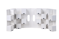Brothersbox Odm - Caja de Regalo de Navidad con Asa de Diseño Nuevo, Reciclable, Plegable, Calendario de Adviento de 12/24 Días con Cajones