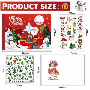 Set de Regalo Navideño de Estilo Moderno con Marca Personalizada, Cuaderno, Adhesivos, Pincel, Caja de Regalo Promocional, Impresión Tipográfica, Regalo Personalizado - Product Image 6