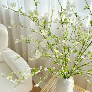 Bouquet de saule artificiel Qingyu Chronicle, branche unique, fleur en soie, décoration de mariage, décoration intérieure, non toxique - Product Image 4