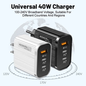 Cargador de pared USB PD tipo C cargador portátil iPhone enchufe adaptador de carga rápida para viaje nuevo y barato superventas - Product Image 2