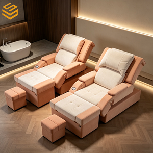 Sillón <span class=keywords><strong>de</strong></span> Pedicura Eléctrico con Respaldo Ajustable para <span class=keywords><strong>Spa</strong></span>, Hotel, Salón <span class=keywords><strong>de</strong></span> Belleza, Salón <span class=keywords><strong>de</strong></span> <span class=keywords><strong>Masajes</strong></span> <span class=keywords><strong>de</strong></span> Pies - Product Image 2