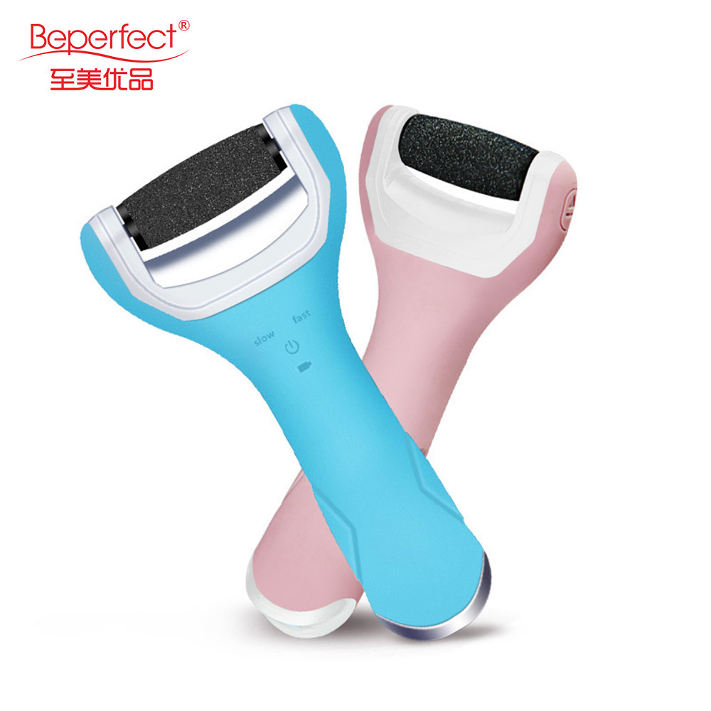 Электрическая машинка для удаления мозолей для ног, 2 шлифовальных головки, портативная Водонепроницаемая пилка для ног, профессиональные инструменты для педикюра, уход за ногами для мертвых