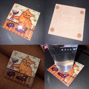 Dễ thương nghệ thuật độc đáo gạch động vật đa Mô hình màu sắc phong phú phim hoạt hình tinh khiết vẽ tay cho phòng tắm trang trí nội thất mộc mạc gạch - Product Image 6