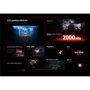 จอเกม Mijia Mi redmi ของแท้ G Pro 27Q เวอร์ชันภาษาจีน | 16:<span class=keywords><strong>9</strong></span> 2560*1440เร็ว IPS 180Hz 2000nits - Product Image 2