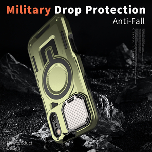 Coque de téléphone portable hybride anti-chute avec support d'anneau en métal pour <span class=keywords><strong>iPhone</strong></span> 17 Pro Max 17 coque magnétique - Product Image 5