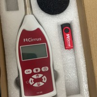 Sonometre portatif Cirrus CR308 de classe 1, précision 1, résolution 0,1 dB pour la détection du bruit environnemental industriel