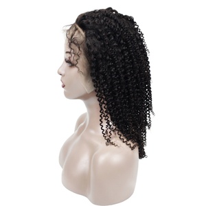 Brazilian Virgin <b>Human</b> Hair 10nch-24inch Kinky Curl <b>Wigs</b> Thick <b>Human</b> Hair <b>Wig</b> - Product Image 3