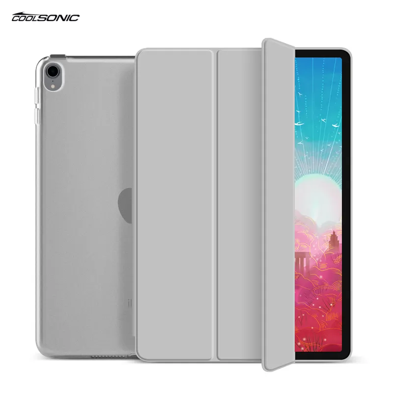 2023 Neue Abdeckung Smart PU Ledertasche Transparente Hard PC Rückseite Kinder Tablet Hüllen Für Apple iPad Pro 10.5 Air 3