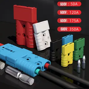 Receptacle Anderson-power Connector 600V 50A Sb50 Sb120 Sb175 Sb350 Andersons Connectors High Current Heavy Duty Power Battery